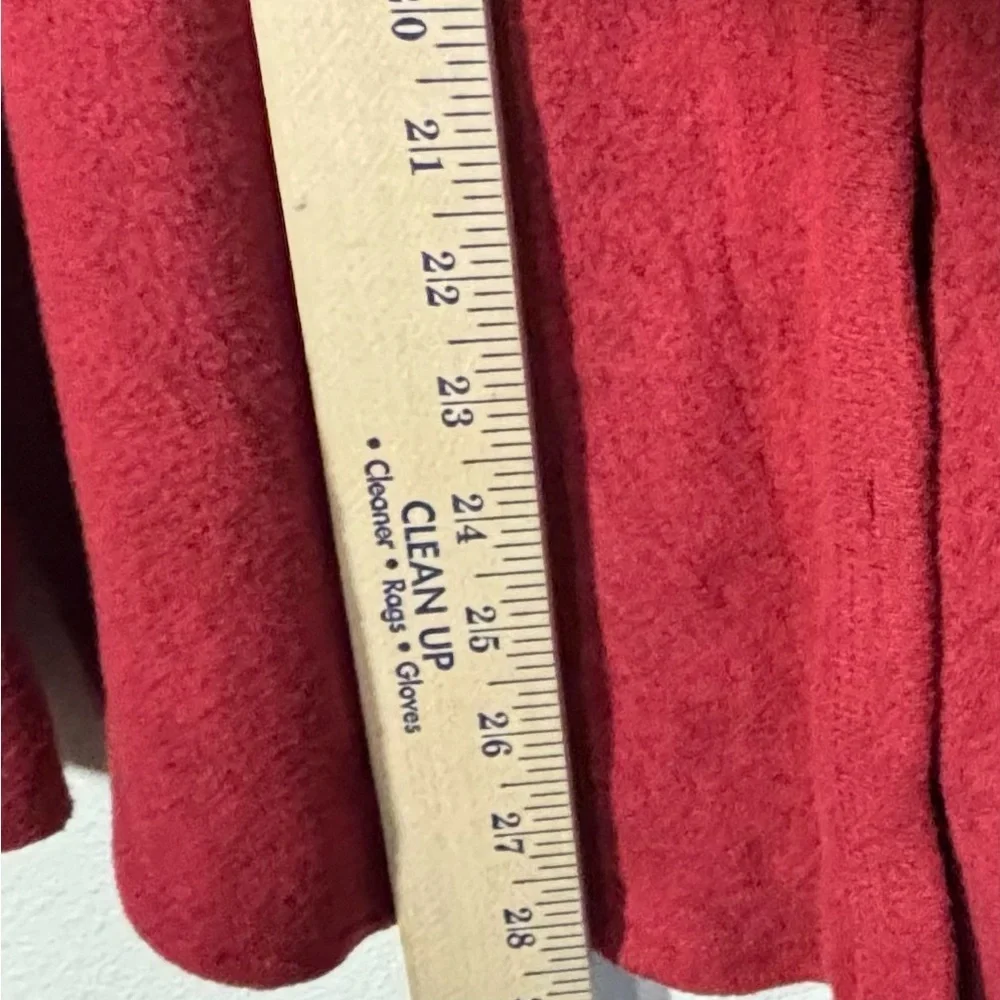 Sheila Rose Deep Red Women's Cardigan Sweater‎ size 2XL Bitton down front